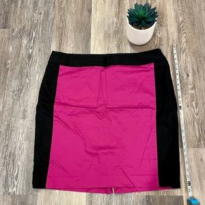Black & Pink Eloquii Skirt 16W